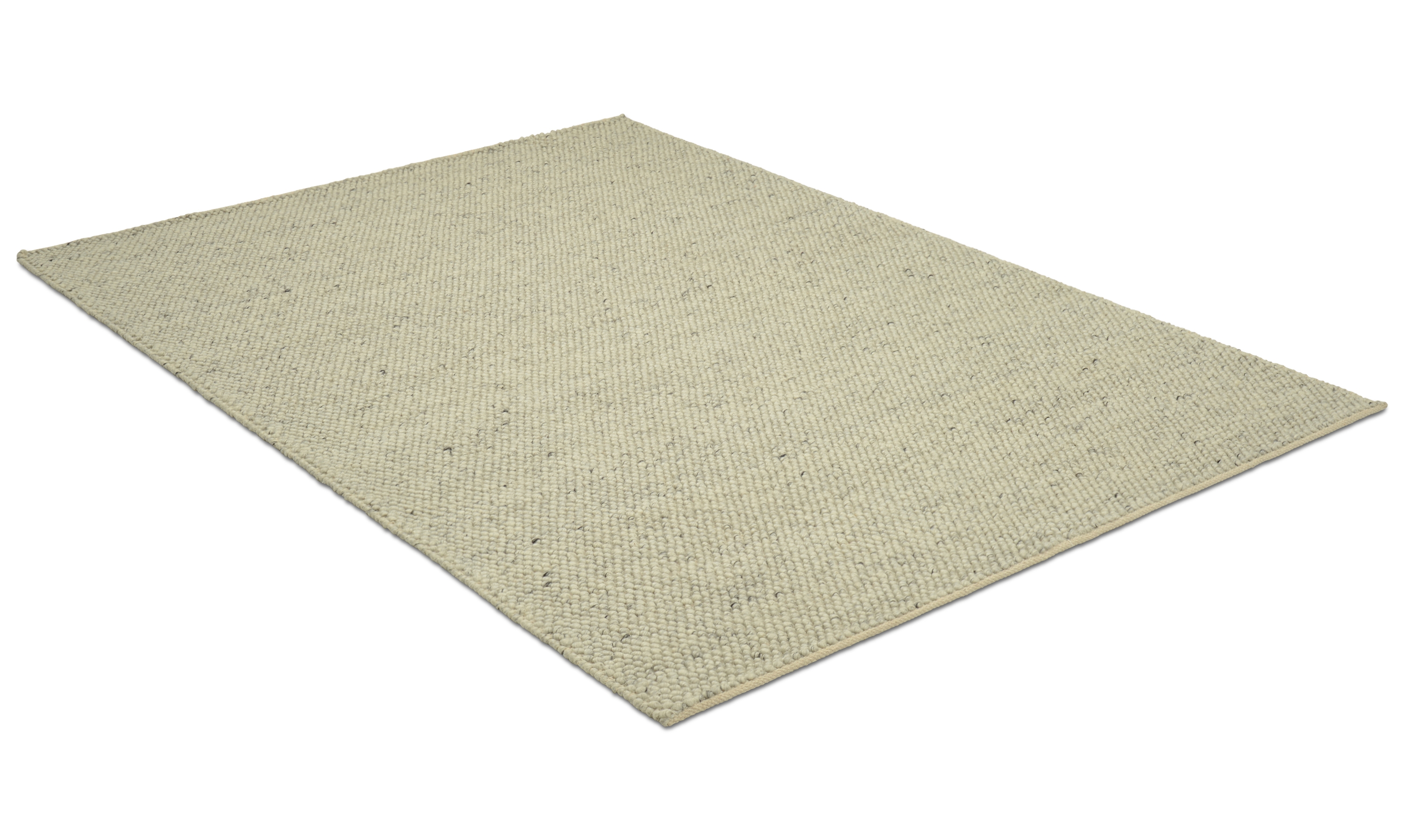Sarek ljusgrå - handvävd ullmatta