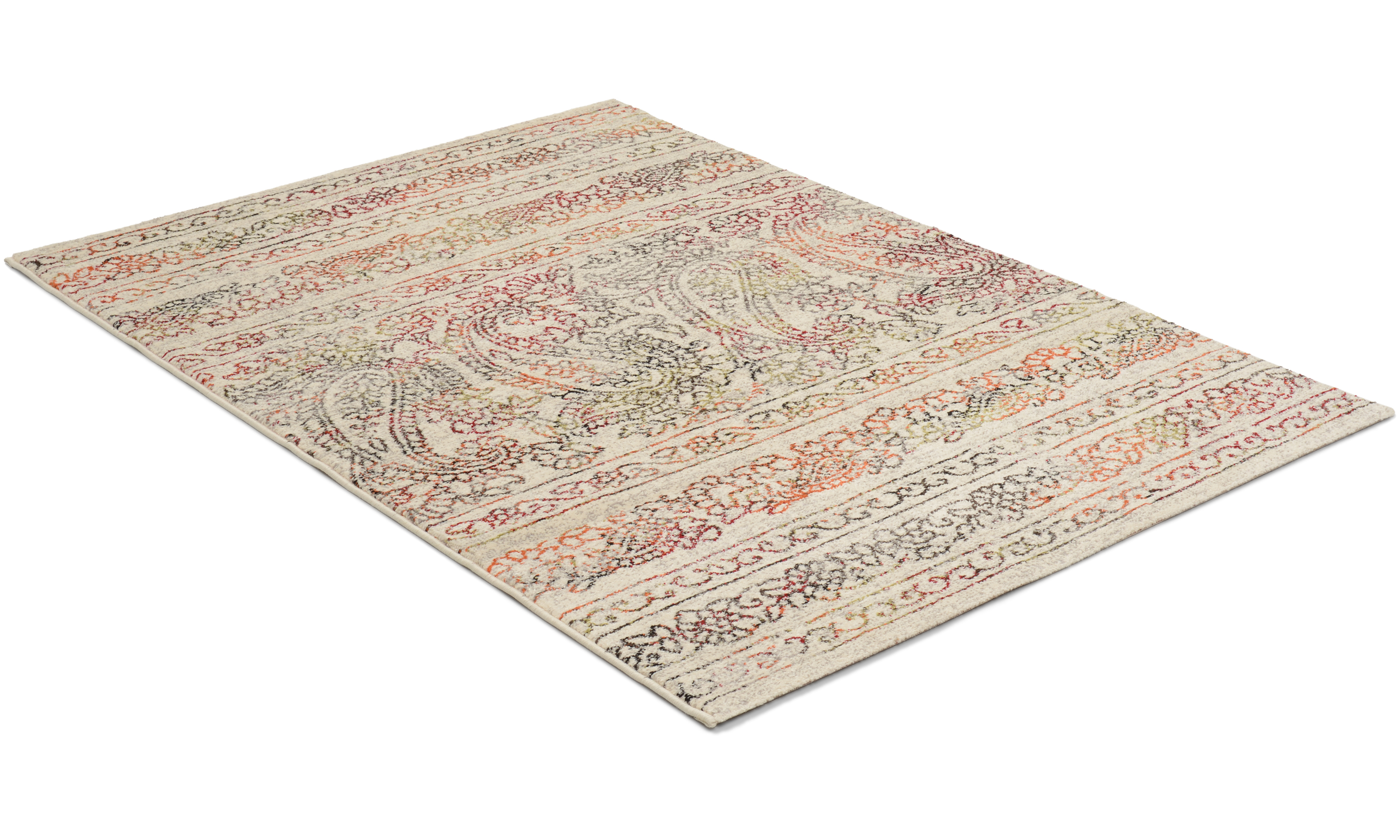 Paisley hvit
