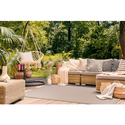 Miami natur - flatvevd teppe