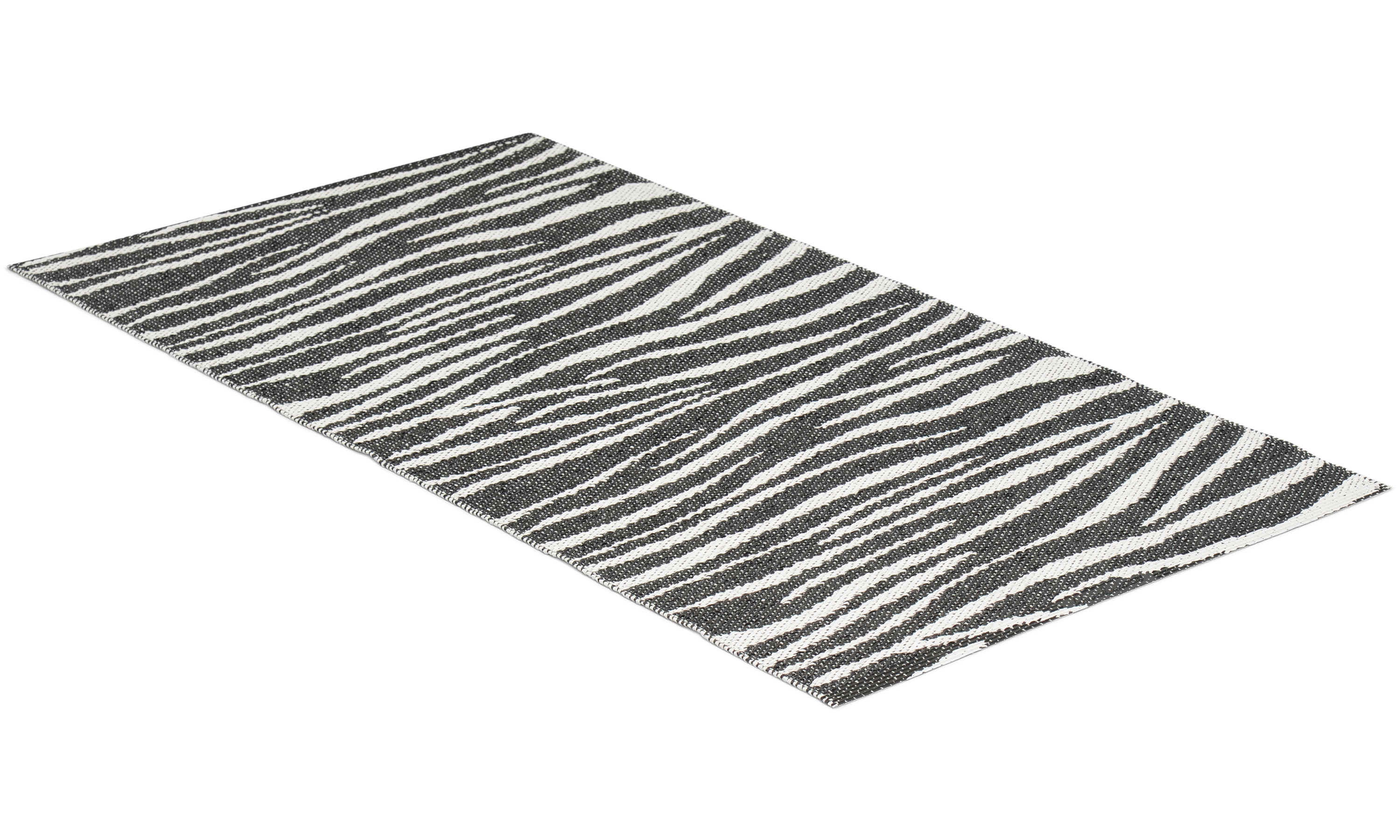 Zebra svart - plastteppe