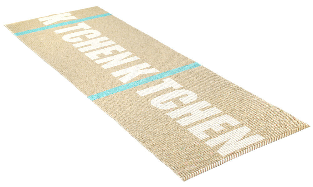 Kitchen beige - plastteppe