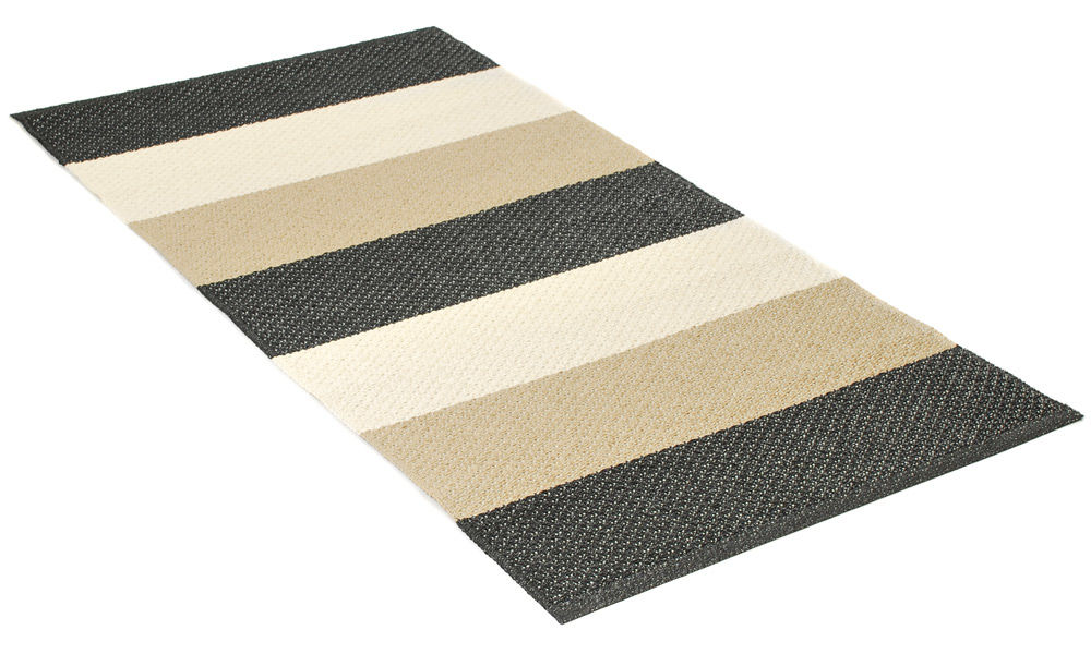 Klara svart/beige - plastteppe