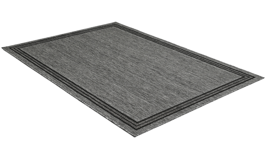 Madrid frame antrasitt - teppe med gummiunderside