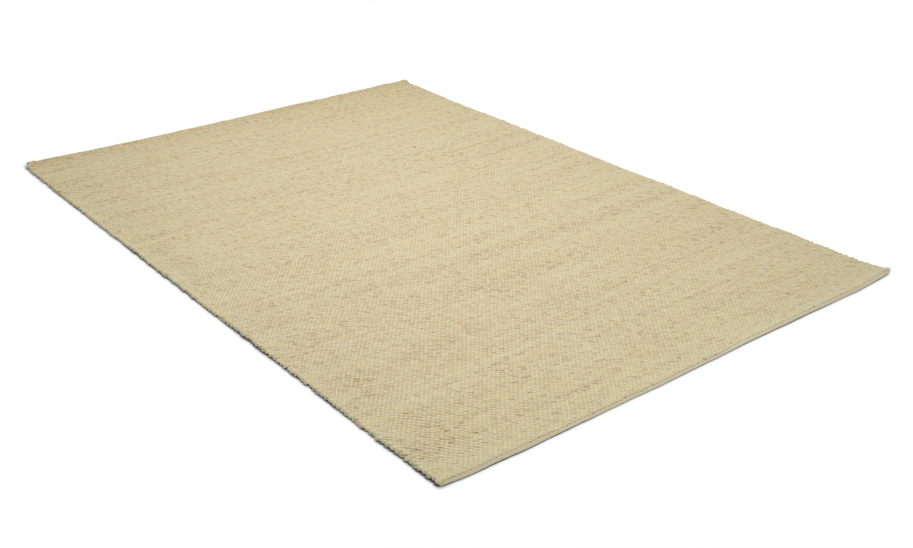 Diamond beige - håndvevet ullteppe