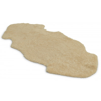 1½ sammensydd krøllete saueskinn - 301511 beige
