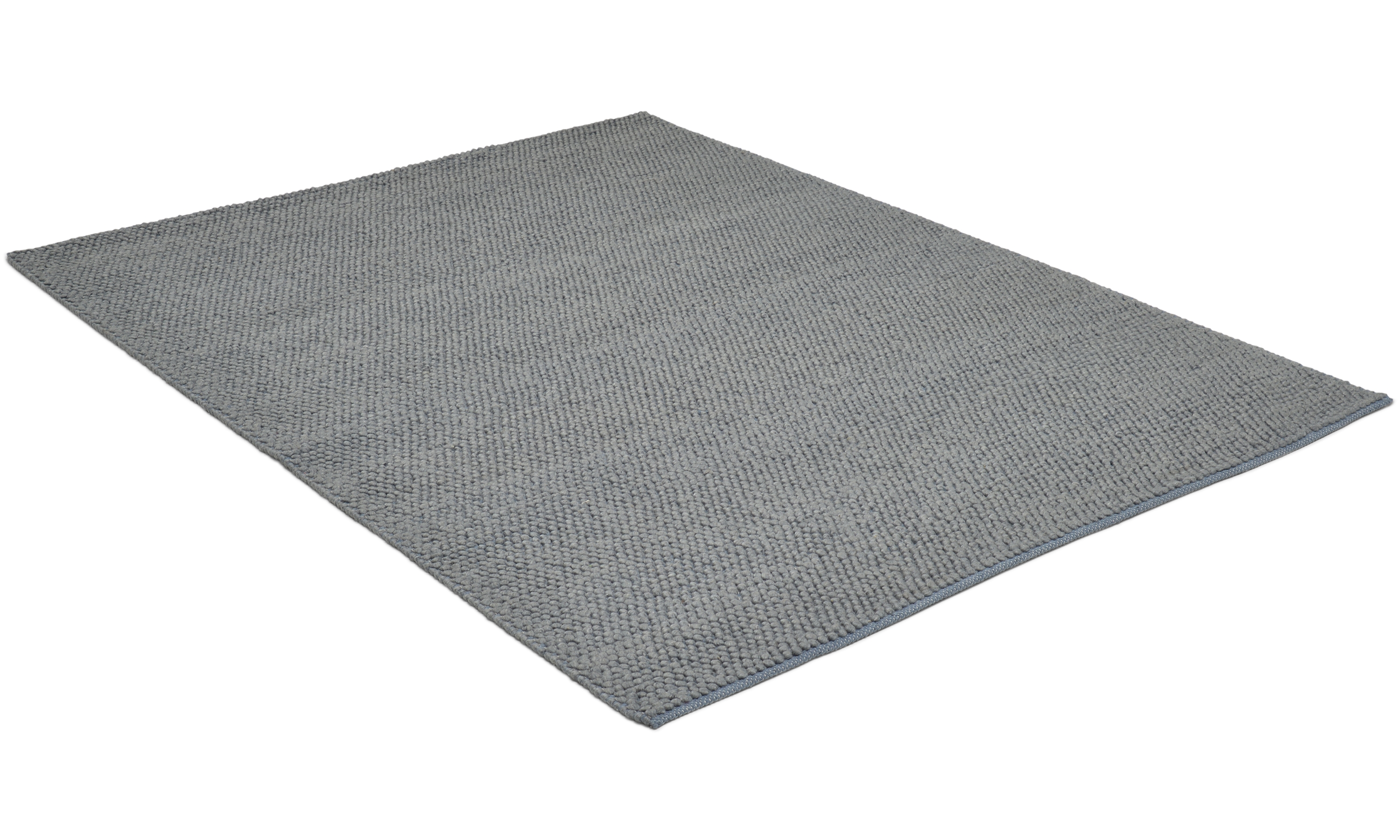 Sarek grey metallic - håndvevd ullteppe