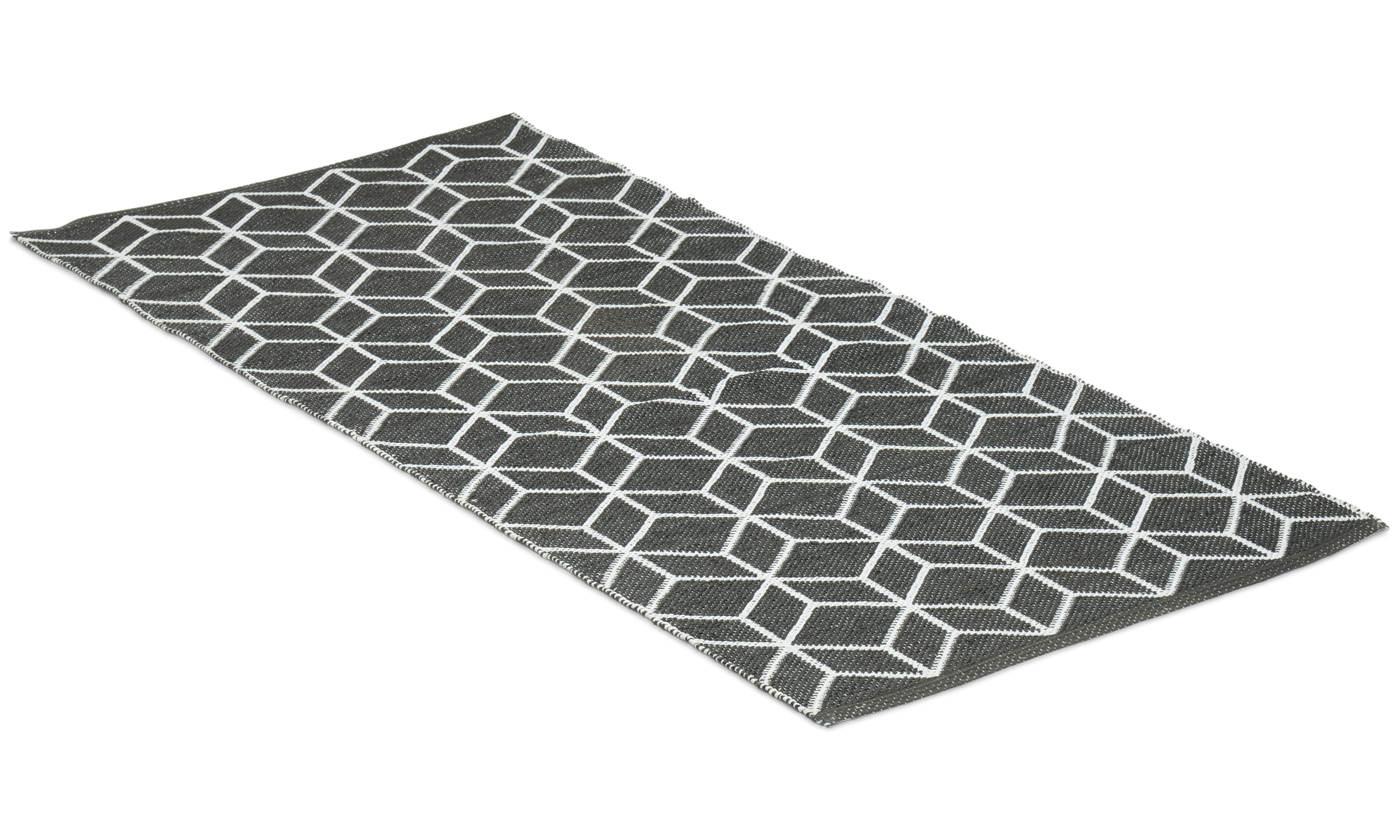 Cube svart - plastteppe