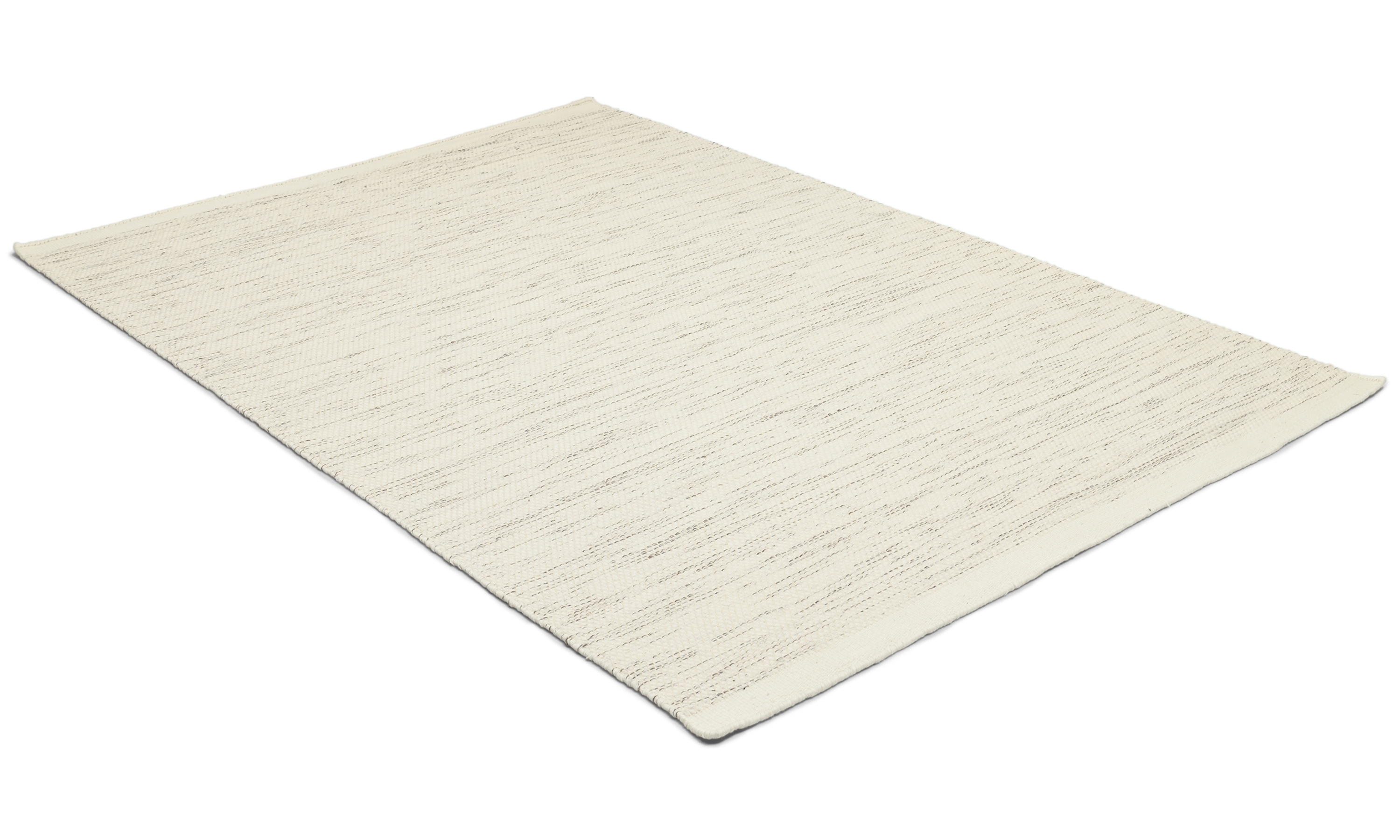 Graham offwhite/grey - håndvevd ullteppe
