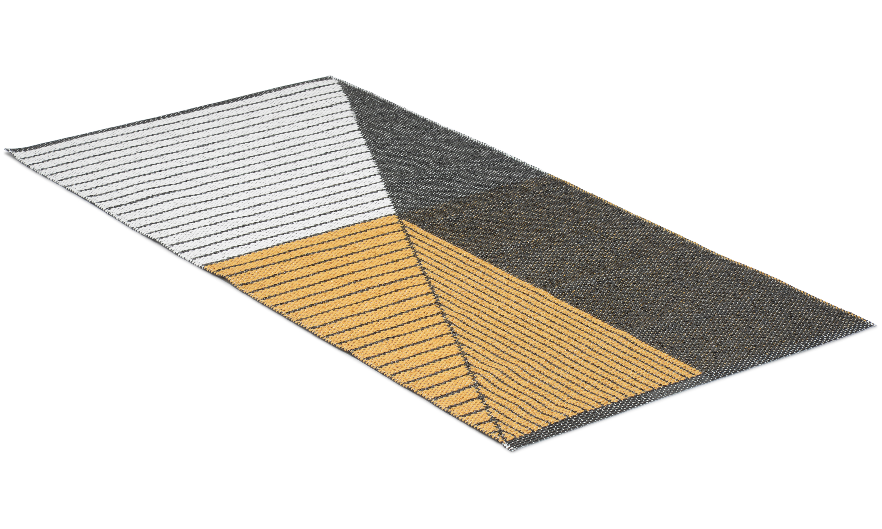 Stripe gul - plastteppe