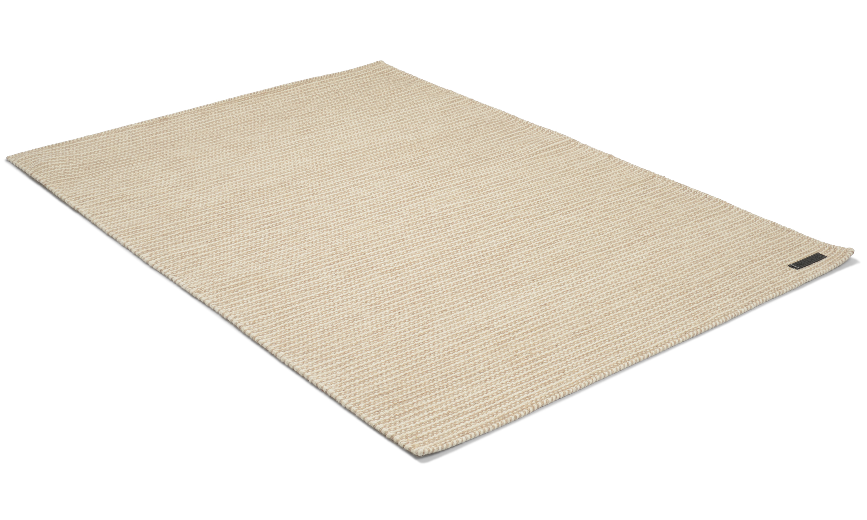 Pilas beige - håndvevd ullteppe