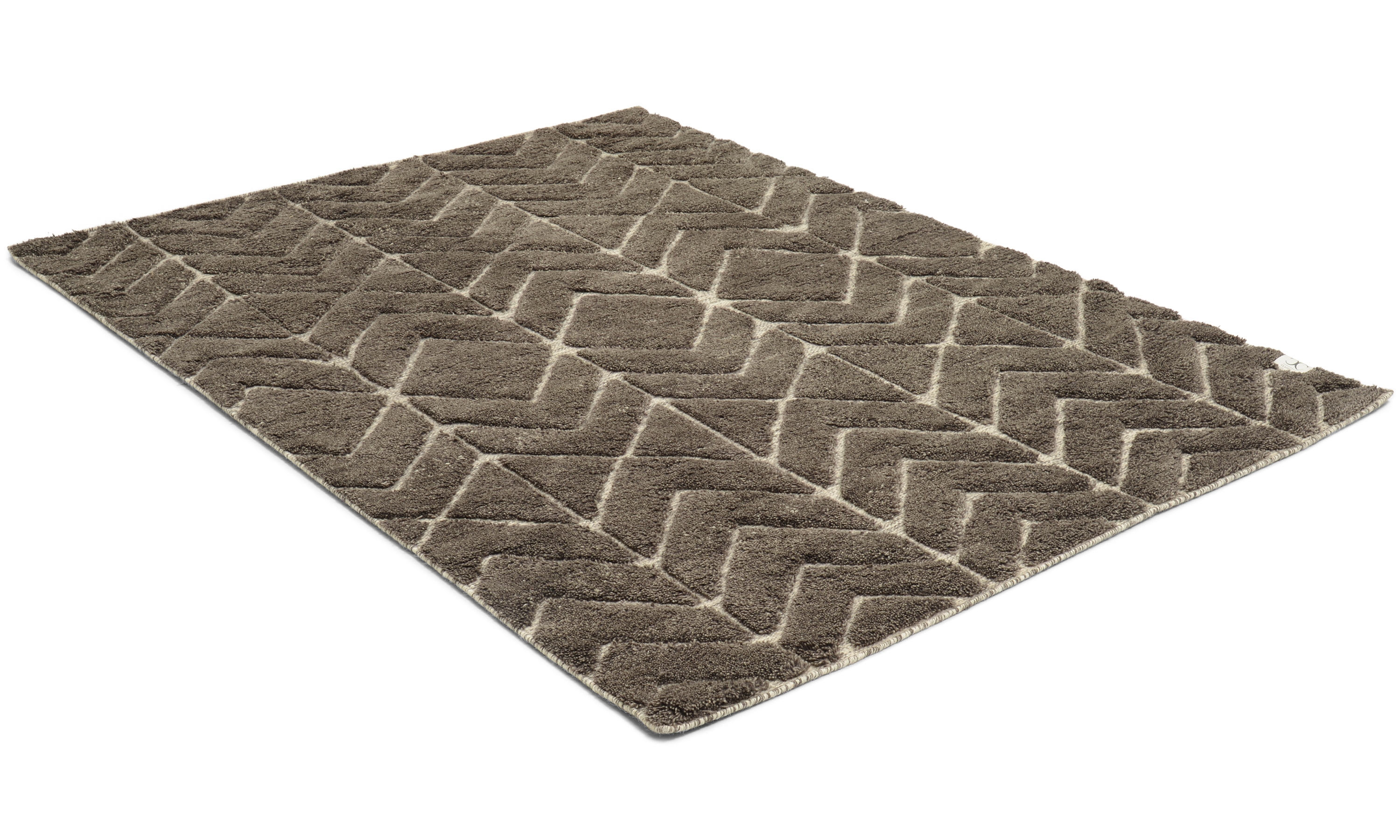 Soho pavement - håndvevd ullteppe