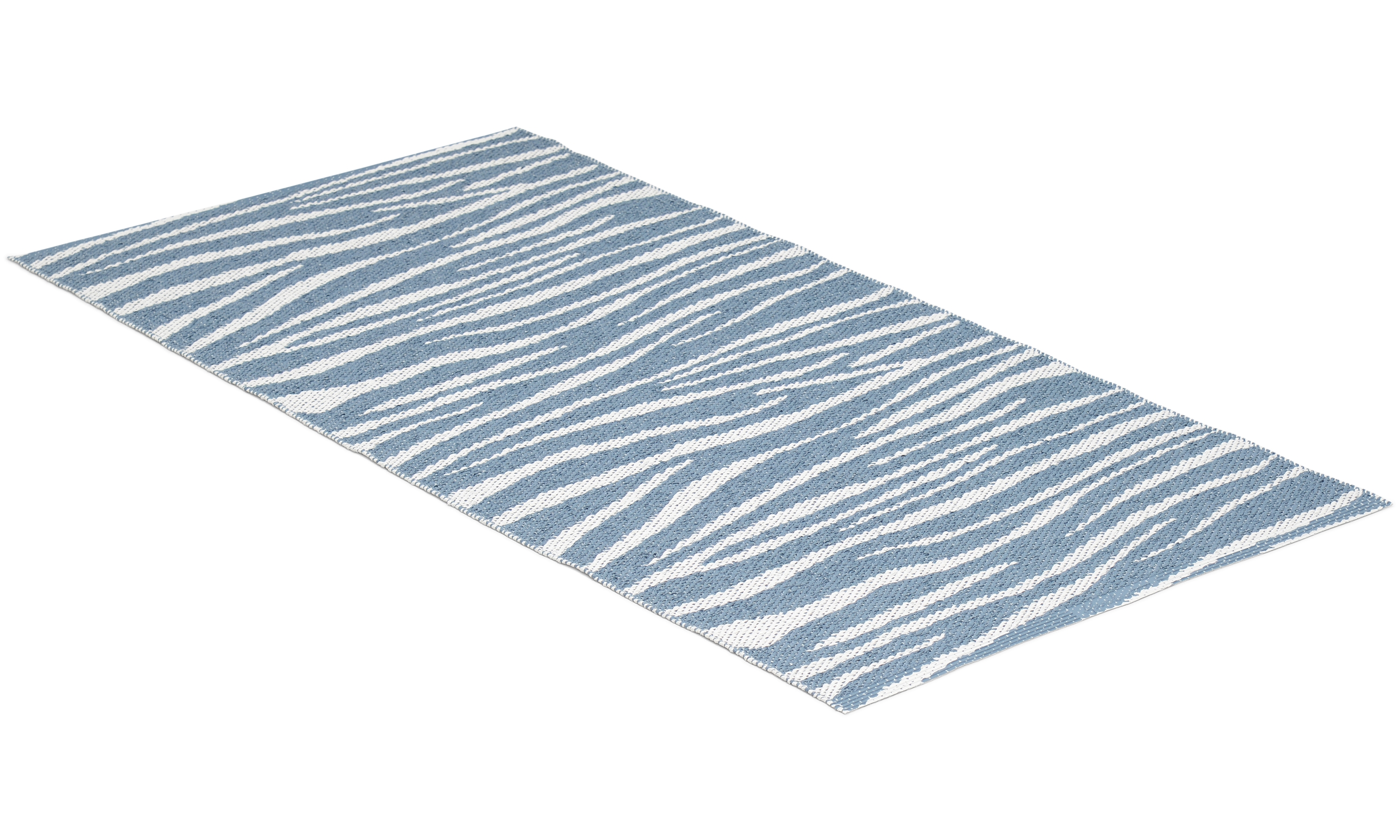 Zebra blå - plastteppe