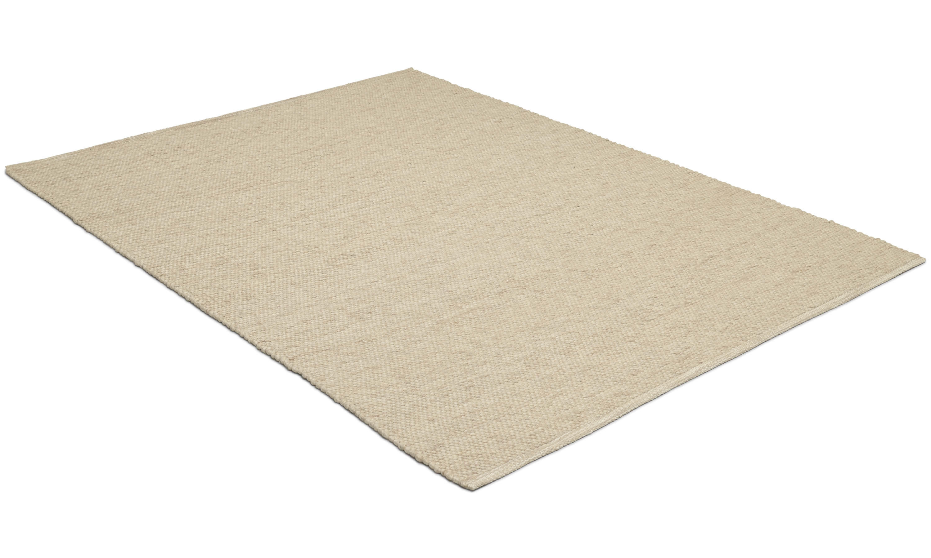 Kalix beige - håndvevd ullteppe
