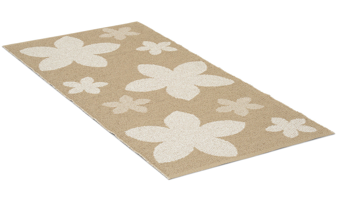 Flower beige - plastteppe