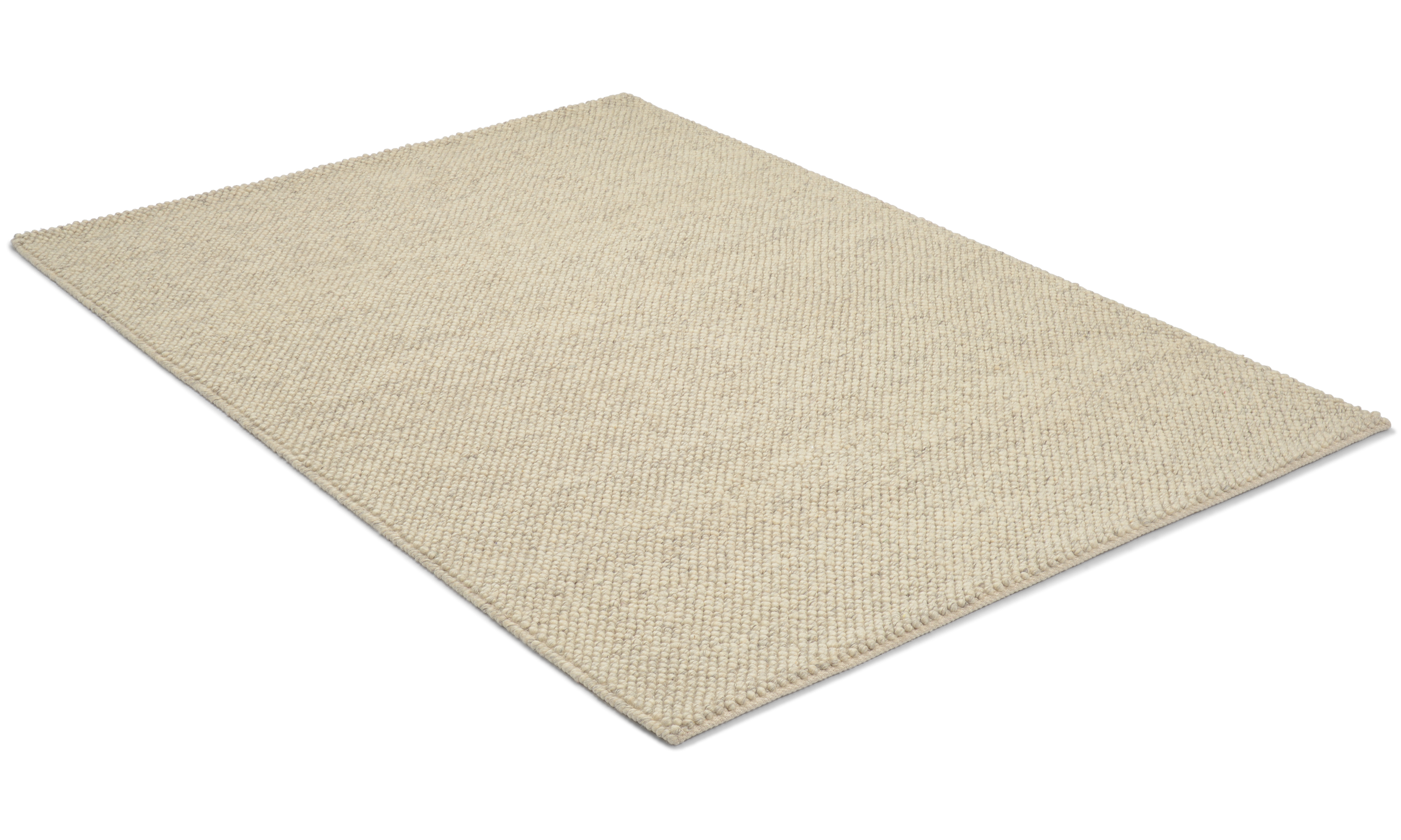 Sarek beige - håndvevd ullteppe